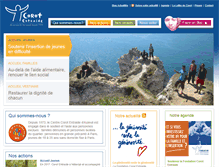 Tablet Screenshot of corot-entraide.org